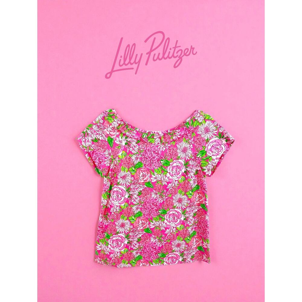 NWT - Lilly Pulitzer Short Sleeve Button-Up Dress – Size 0 – Classic Print